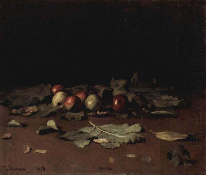 Apples and Leaves,, Ilya Repin